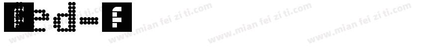 思源 led字体转换